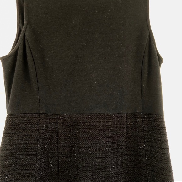 Theory Black Tweed Cotton Sheath Dress - Picture 2 of 5
